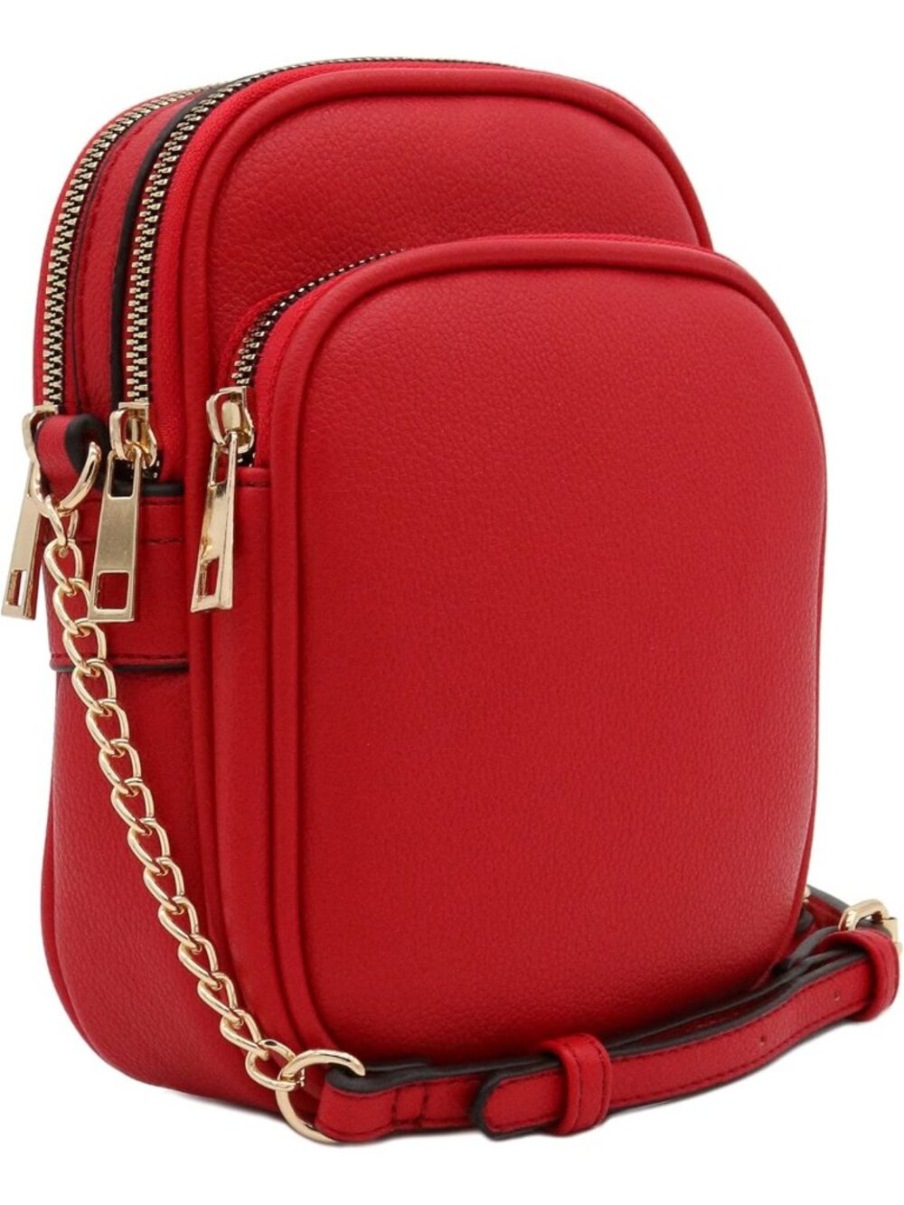 Stylish Multi-Pocket PU Leather Crossbody Bag with Adjustable Strap - Casual